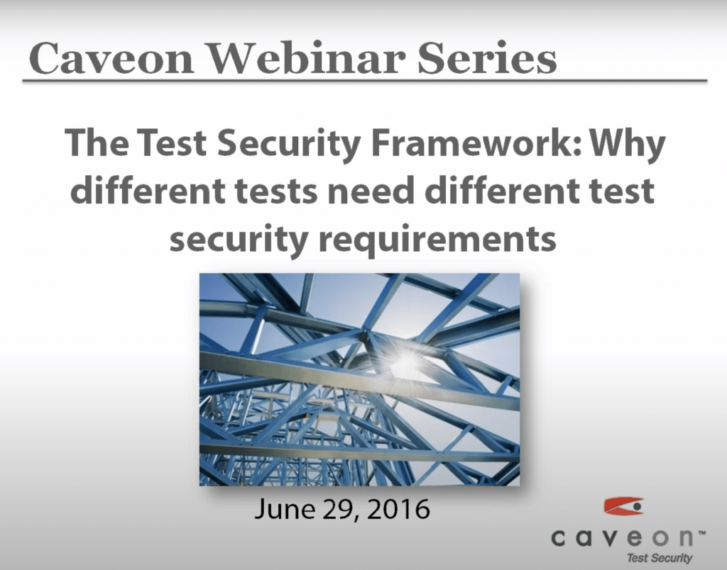 The Test Security Framework: Why Different Tests Need Different Security Requirements