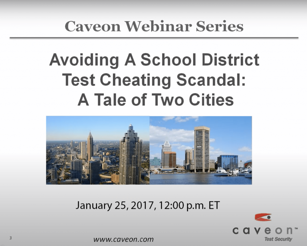 Avoiding a School District Test Cheating Scandal: A Tale of Two Cities