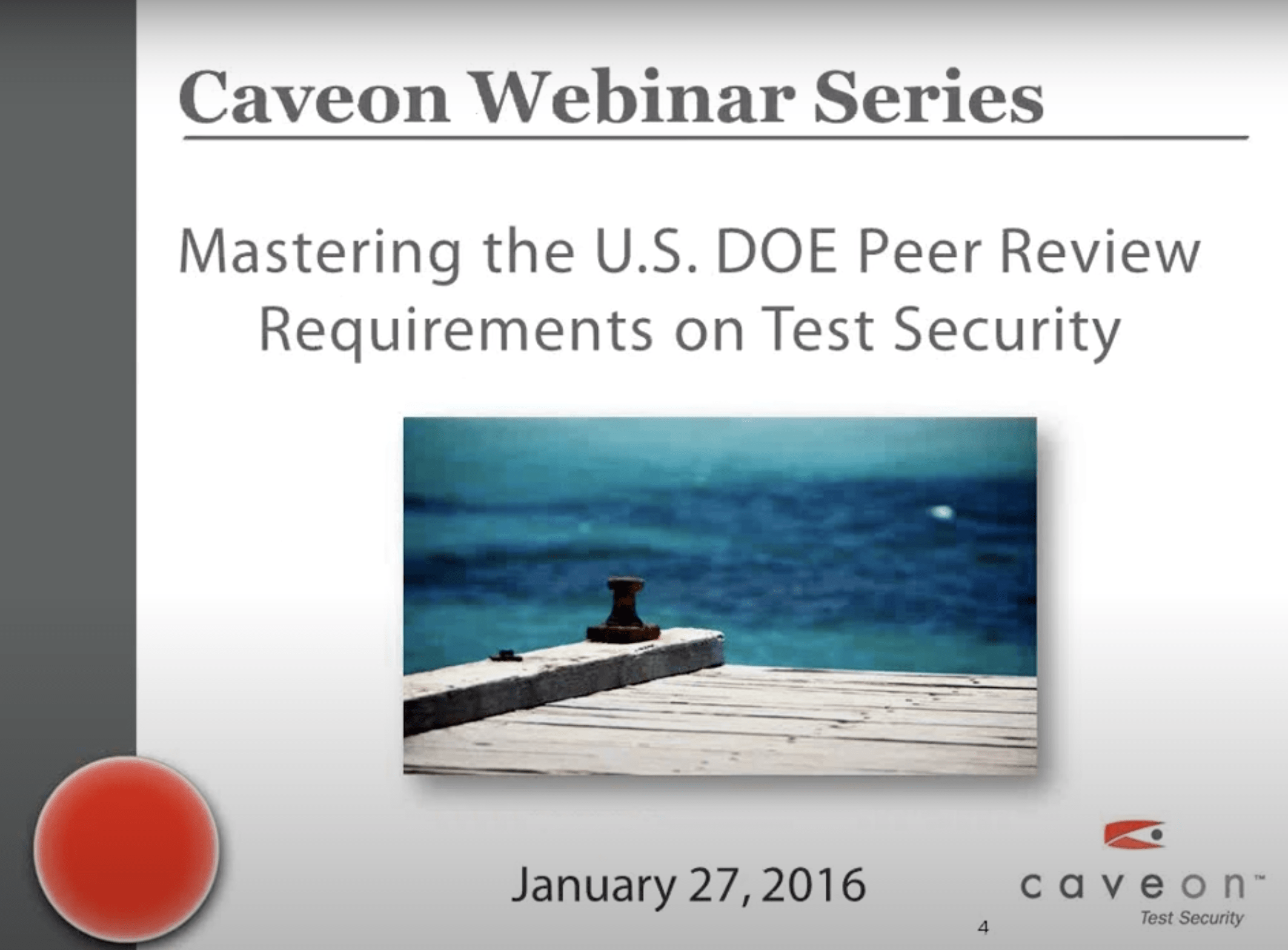 Mastering the U.S. DOE Peer Review Requirements on Test Security